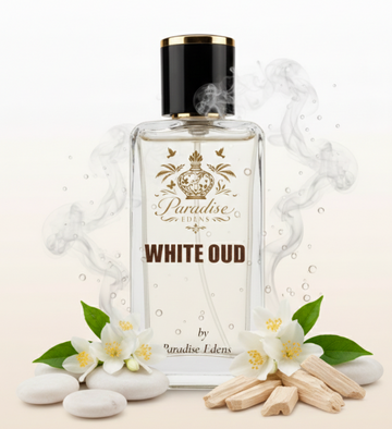 White Oud | Elegant & Clean Woody Floral Fragrance - Paradise Edens