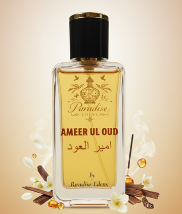 Ameer Ul Oud | Majestic Smokey Oud & Sugared Wood Fragrance - Paradise Edens