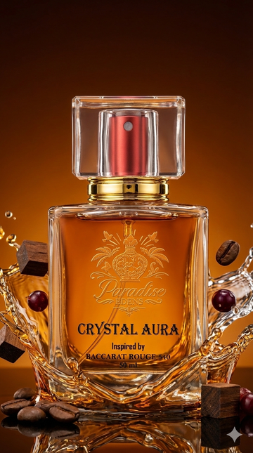 Crystal Aura | Luxurious Unisex Amber Floral Fragrance